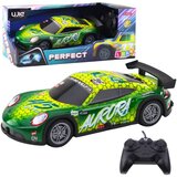 Rc trkaći automobil na daljinsko upravljanje sa svijetlećim zelenim tijelom | shoptok.hr