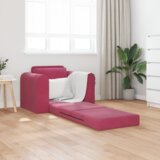 SOFA krevet 2 u 1 vino crvena 98x71x83 cm pliš | shoptok.hr
