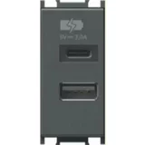 USB polnilnik (3 A, IP20, antracit)