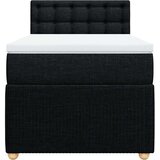  Box spring krevet s madracem crni 80 x 200 cm od tkanine | shoptok.hr
