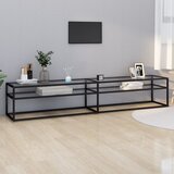 The Living Store TV omarica prozorna 220x40x40,5 cm kaljeno steklo - TV Omarica, (21377019) Cene