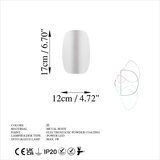 Opviq lights Heybe - 13626 Chrome Wall Lamp | ePonuda.com