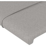  Uzglavlje svjetlosivo 144 x 5 x 78/88 cm od tkanine | shoptok.hr