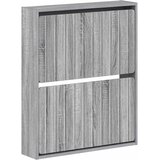  Ormar za cipele na zidu ZWOLLE 71 x 17 x 86 cm Siva Sonoma | shoptok.hr
