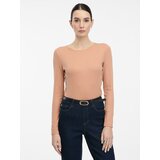 Orsay Light brown women's long-sleeved T-shirt - Women's Cene