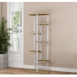 Kondela Stojalo za rože, bela/hrast sonoma, LEDOR TIP 3 | Shoptok.si