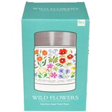 REX International Otroška termovka za hrano v kremno beli in srebrni barvi 450 ml Wild Flowers – | Shoptok.si