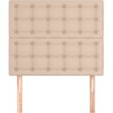  Uzglavlje Cappuccino 80x5x118/128 cm Imitacija kože | shoptok.hr