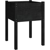  Vrtna sadilica crna 50 x 50 x 70 cm od masivne borovine | Eponuda.com