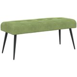  Klupa s gumbastim tkanjem Svijetlo zelena 110 x 40 x 46 cm | Eponuda.ba