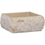 vidaXL Umivalnik krem 30x30x13 cm marmor Cene