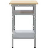  Radni Stol Siva 100 x 55 x 85 cm Čelik s prahom premazan | shoptok.hr