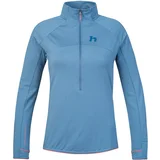 HANNAH Women's half-zipped functional sweatshirt ELI HZ blue horizon mel