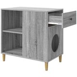 Mačja hiša Siva Sonoma 72 x 42.5 x 70 cm Konstruiran les, (5000111130) | Shoptok.si
