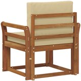  Zunanji kavč Masivno akacijevo les in poliester Naravna, (5000271167) | Shoptok.si