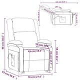  Električni naslanjač svetlo siv žamet, (20701651) | Shoptok.si