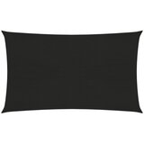 vidaXL Jedro za zaštitu od sunca 160 g/m² crno 4 x 7 m HDPE | shoptok.hr