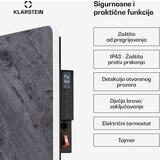 Klarstein MarmoHeat Infrardeča plošča | 420 W | 10 m² | marmoren design | 70 cm x 63 cm | Shoptok.si