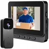 VERK GROUP set aku. LCD video domofon s kamero videofon IR 4,5 27624