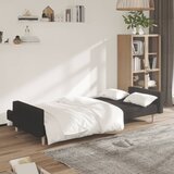  Dvosjed na razvlačenje od tkanine crni Crna | Shoptok.si