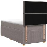  Boxspring krevet s madracem Sivosmeđa 80 x 200 cm Tkanina - Sivosmeđa 80 x 200 cm Dizajn linija | shoptok.hr