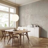  Foto tapeta - Flowing shapes - abstract beige and white background in patterned compositions 300x210 Standard | shoptok.hr