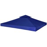  Nadomestna streha za paviljon 310 g/m² temno modra 3x3 m, (20580634) | Shoptok.si