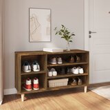 The Living Store Omarica za čevlje dimljeni hrast 102x36x60 cm inženirski les - Omarica Za Čevlje, (21433931) Cene