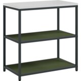 vidaXL Kuhinjski set za pohranu s policom s pohranom s vratima Podesiva 2 pcs Maslinasto zelena | shoptok.hr