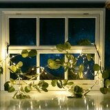Aigostar LED solarna girlanda 110xLED/4m IP65 300 mAh topla bela eukaliptus | Eponuda.com