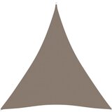 vidaXL Senčno jadro oksford blago trikotno 4,5x4,5x4,5 m taupe Cene