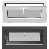  Prozor za podrum RISOR 80 x 40 cm PVC i staklo Antracit | shoptok.hr
