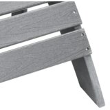  Set od 3 Vrtni Lounge Set Svjetlosiva HDPE | shoptok.hr