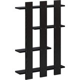  Polica na zidu Crni hrast 61 x 13,5 x 88 cm Konstruirano drvo | shoptok.hr