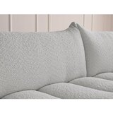 Bobochic Paris Svetlo siva sedežna garnitura iz tkanine bouclé 234 cm Azra – | Shoptok.si