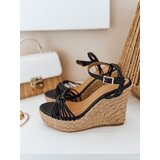 DStreet Sandały damskie SUMMERLIKE czarne | shoptok.hr