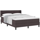  Krevet s opruga kutije Tamno smeđa 200 x 140 cm tkanina | shoptok.hr