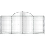  Lučne gabionske košare 15 kom 200x30x80/100cm pocinčano željezo | shoptok.hr