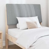 vidaXL tapecirani uzglavlje svijetlo siva 90 cm čvrsto borovo drvo | shoptok.hr