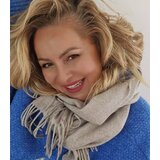 Pri Scarf Thick scarf tassels single color warm soft 200x70 cm | Shoptok.si