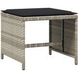  Vrtni taburei s jastucima 4 kom 40x40x35 cm od poliratana | shoptok.hr