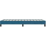 Box Spring krevet bez madraca tamnoplavi 100x210 cm samt | shoptok.hr