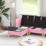  Set namještaja za dnevni boravak 6 pcs Ružičasta Tkanina | shoptok.hr