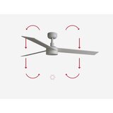 Faro 34297-1TW - LED ventilator RUDDER L sa prigušiva LED/20W/230V 2700/4000/6500K + daljinski upravljač | Eponuda.com
