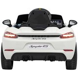  Licencirani auto na akumulator Porsche 718 - bijeli/lakirani | shoptok.hr
