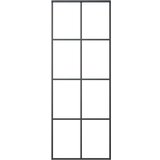  Klizna vrata od aluminija i stakla ESG 76 x 205 cm crna | shoptok.hr