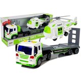 Automobil na baterije s helikopterom u mjerilu 1:16 - zeleno/bijeli | Shoptok.si