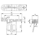 Schmersal ov aktuator, premični AZ 15/16-B3, (20888660) | Shoptok.si