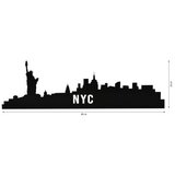WALLXPERT zidna LED dekoracija NYC Skyline Blue | ePonuda.com