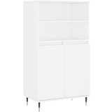 Maison Chic Visoka omara - Komoda - Predalnik Bela 60x36x110 cm inženirski les, (21722558) | Shoptok.si